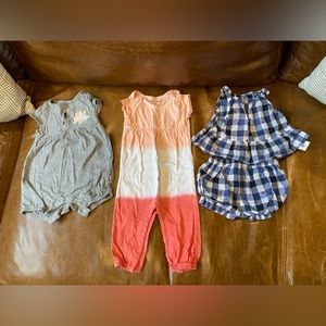 Baby girl outfit bundle 0-3 months